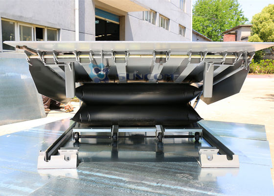 अनुभागीय दरवाजों के लिए 25000-45000 एलबीएस एयर बैग डॉक लेवलर