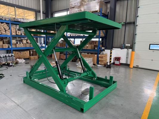 लोडिंग बे के लिए फिक्स्ड हाइड्रोलिक एडजस्टेबल कैंची लिफ्ट टेबल 500kg