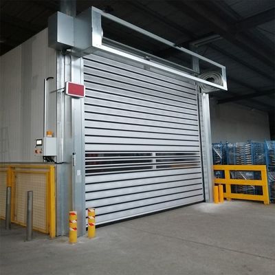 5000 मिमी*5000 मिमी बाहरी औद्योगिक सुरक्षा दरवाजा AC 380V 3 चरण 50HZ के साथ