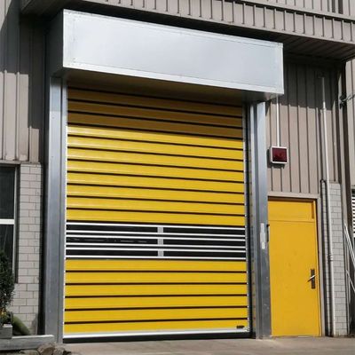 उच्च प्रदर्शन स्वचालित एल्यूमीनियम औद्योगिक रोलर शटर दरवाजे एसी 220V